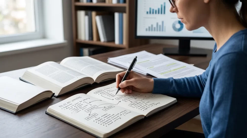 how do you structure a research paper