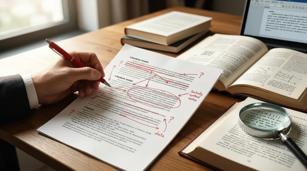 example of literature review in a research paper
